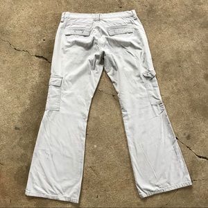 White cargo pants☠️